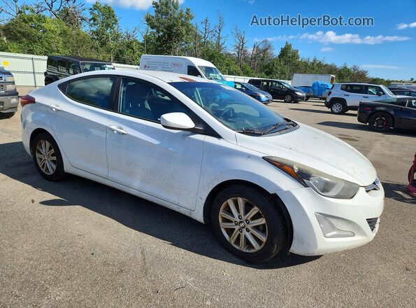 5NPDH4AE2GH744515 2016 HYUNDAI ELANTRA White Вид ззаду