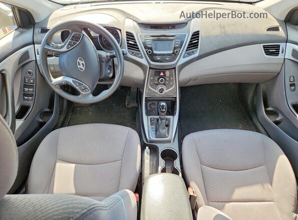 5NPDH4AE2GH744515 2016 HYUNDAI ELANTRA White Панорамний вид салону 360°