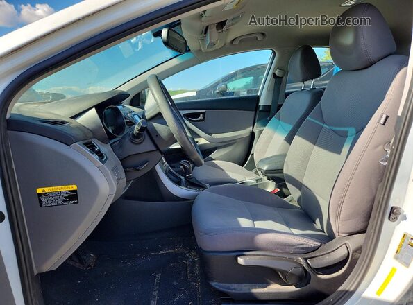 5NPDH4AE2GH744515 2016 HYUNDAI ELANTRA White Вид підкапотного простору
