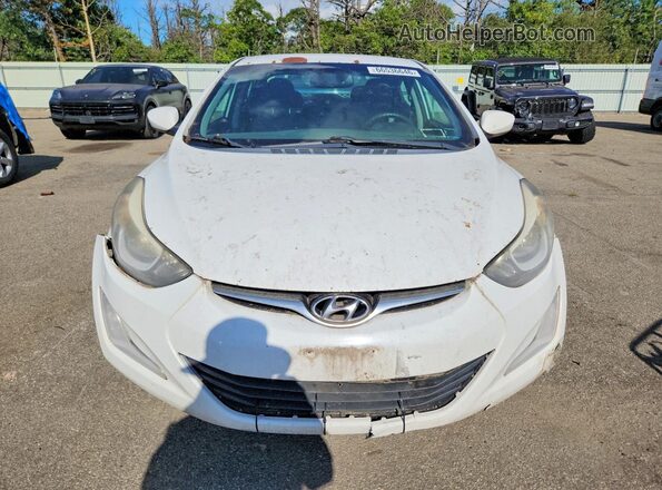 5NPDH4AE2GH744515 2016 HYUNDAI ELANTRA White Вид панелі приладів