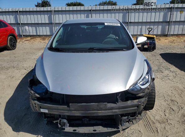 5NPDH4AE2GH751707 2016 HYUNDAI ELANTRA Silver Front view