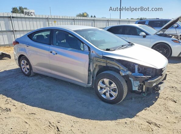 5NPDH4AE2GH751707 2016 HYUNDAI ELANTRA Silver Front right