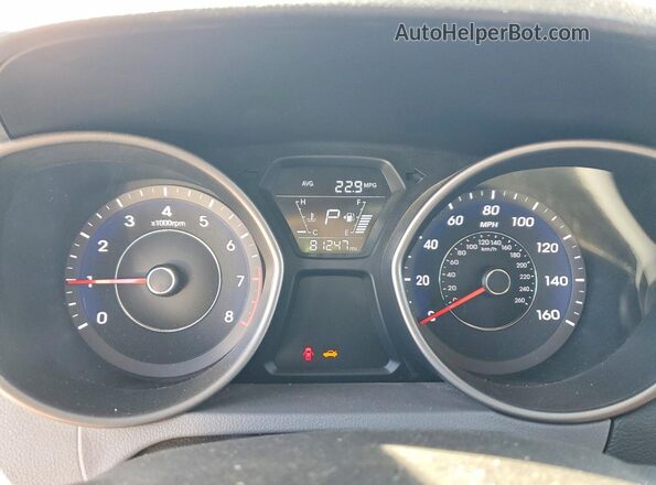 5NPDH4AE2GH751707 2016 HYUNDAI ELANTRA Silver Instrument cluster view