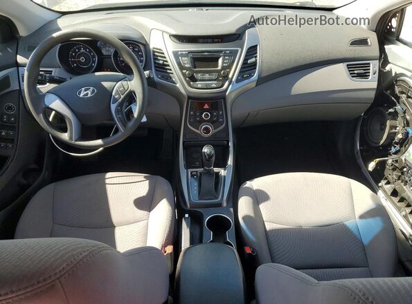5NPDH4AE2GH751707 2016 HYUNDAI ELANTRA Silver Dashboard view