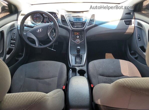 5NPDH4AE2GH772363 2016 HYUNDAI ELANTRA White წინა პანელის ხედი