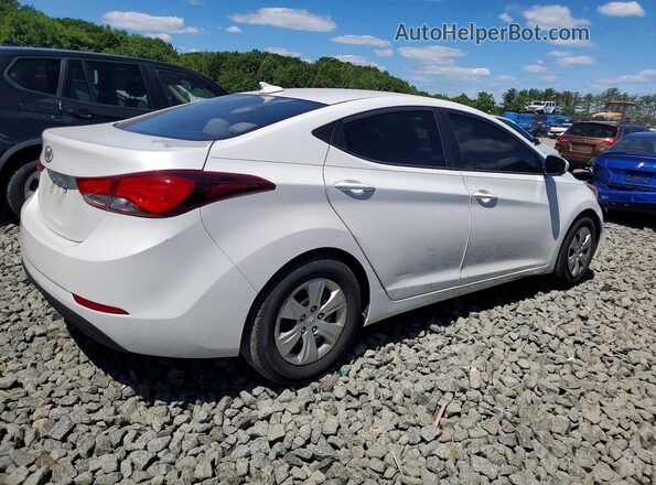 5NPDH4AE2GH772363 2016 HYUNDAI ELANTRA White უკანა მარჯვენა