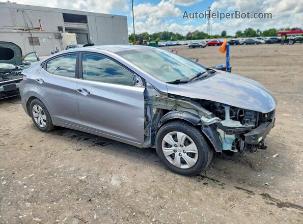 5NPDH4AE2GH782987 2016 HYUNDAI ELANTRA Silver Przód prawy