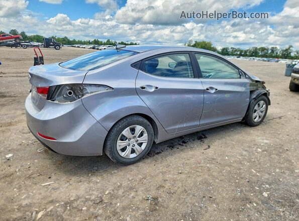 5NPDH4AE2GH782987 2016 HYUNDAI ELANTRA Silver Tył prawy