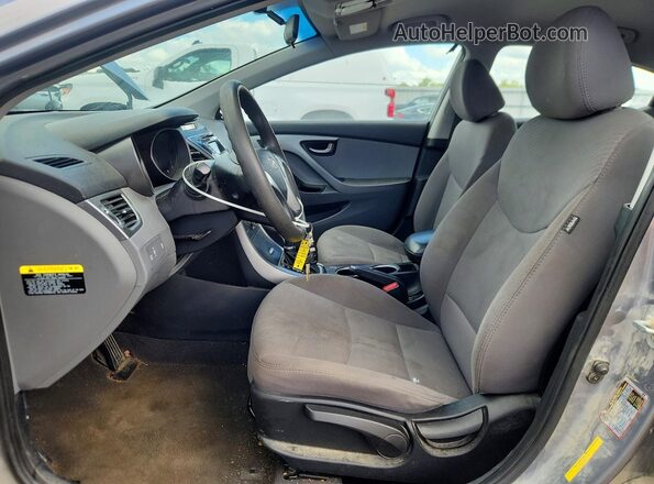 5NPDH4AE2GH782987 2016 HYUNDAI ELANTRA Silver Widok wnętrza z przodu