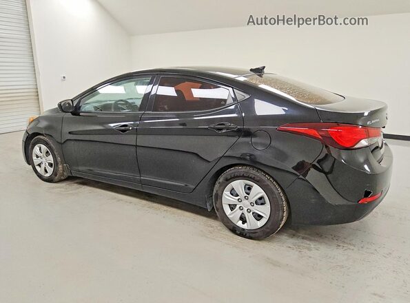 5NPDH4AE2GH785453 2016 HYUNDAI ELANTRA Black Rear left