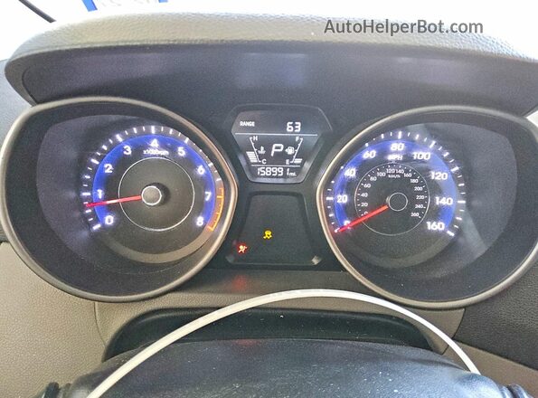5NPDH4AE2GH785453 2016 HYUNDAI ELANTRA Black Instrument cluster view