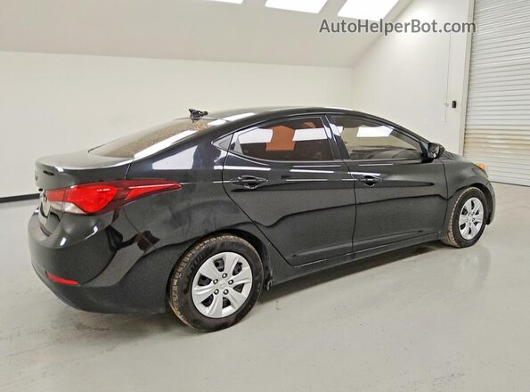 5NPDH4AE2GH785453 2016 HYUNDAI ELANTRA Black Rear right