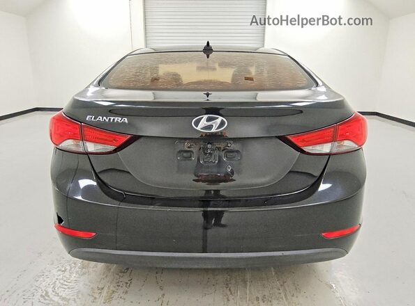 5NPDH4AE2GH785453 2016 HYUNDAI ELANTRA Black Rear view