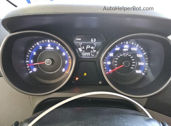 5NPDH4AE2GH785453 2016 HYUNDAI ELANTRA Black 