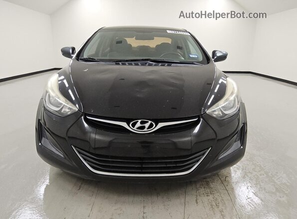 5NPDH4AE2GH785453 2016 HYUNDAI ELANTRA Black 