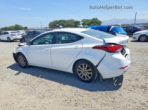 5NPDH4AE3GH683725 2016 HYUNDAI ELANTRA White Задня ліва чверть