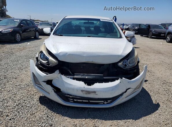 5NPDH4AE3GH683725 2016 HYUNDAI ELANTRA White Вид спереду