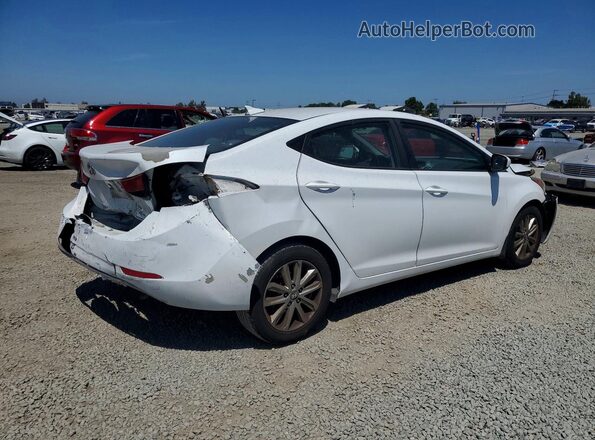5NPDH4AE3GH683725 2016 HYUNDAI ELANTRA White Задня права чверть