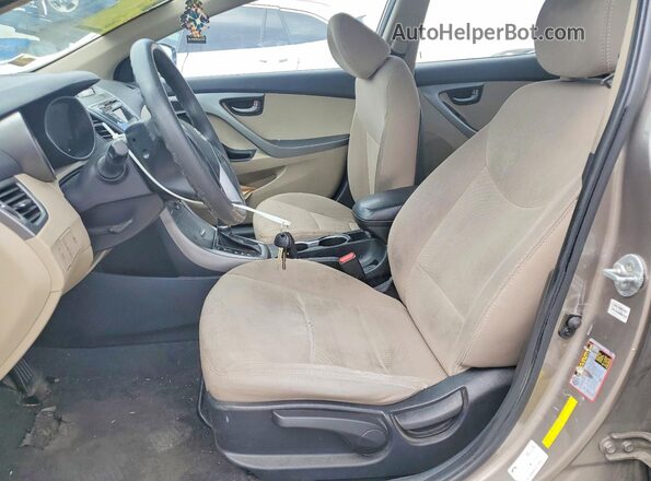 5NPDH4AE3GH688309 2016 HYUNDAI ELANTRA Tan Vista interior delantera