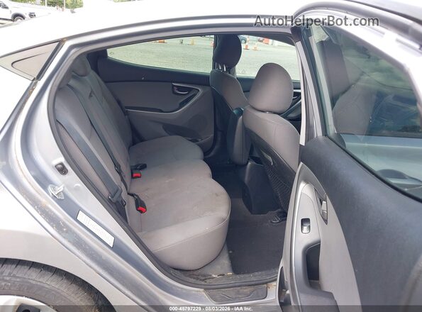 5NPDH4AE3GH705156 2016 HYUNDAI ELANTRA Silver Vista de la etiqueta del VIN
