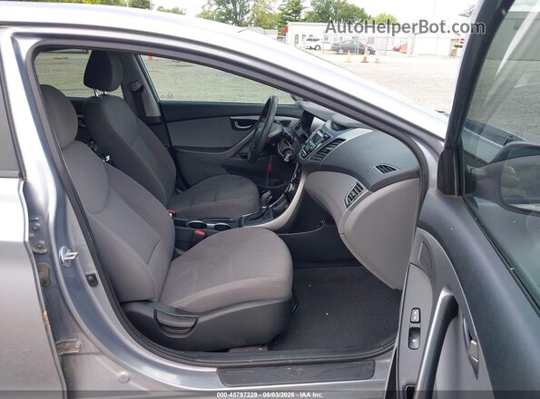 5NPDH4AE3GH705156 2016 HYUNDAI ELANTRA Silver Vista interior delantera