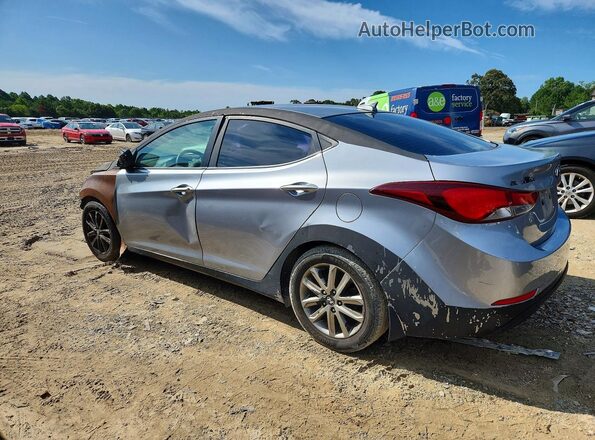 5NPDH4AE3GH722443 2016 HYUNDAI ELANTRA Silver უკანა მარცხენა