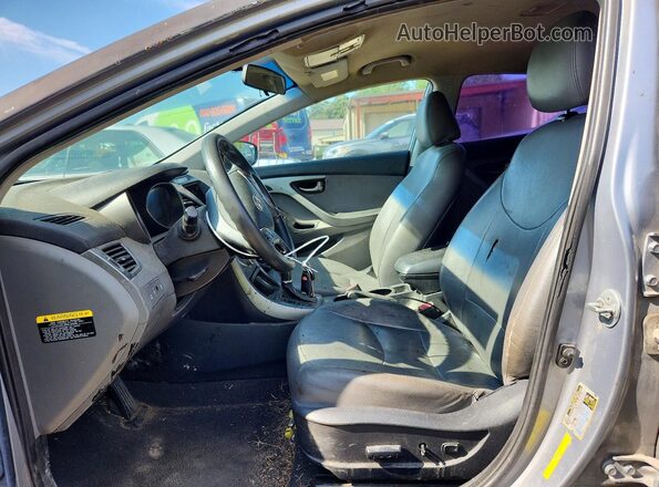 5NPDH4AE3GH722443 2016 HYUNDAI ELANTRA Silver წინა სალონის ხედი