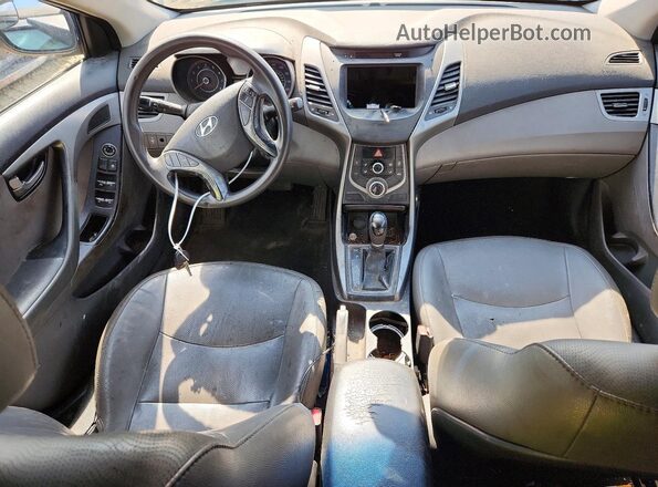 5NPDH4AE3GH722443 2016 HYUNDAI ELANTRA Silver წინა პანელის ხედი
