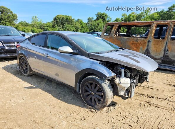 5NPDH4AE3GH722443 2016 HYUNDAI ELANTRA Silver წინა მარჯვენა