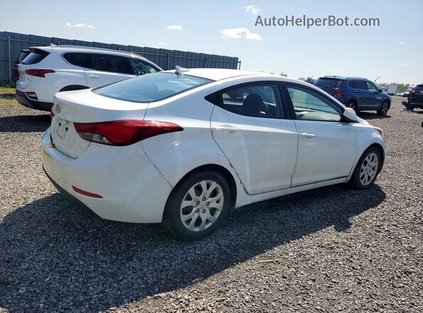 5NPDH4AE3GH726315 2016 HYUNDAI ELANTRA White Tył prawy