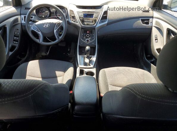 5NPDH4AE3GH726315 2016 HYUNDAI ELANTRA White Widok deski rozdzielczej
