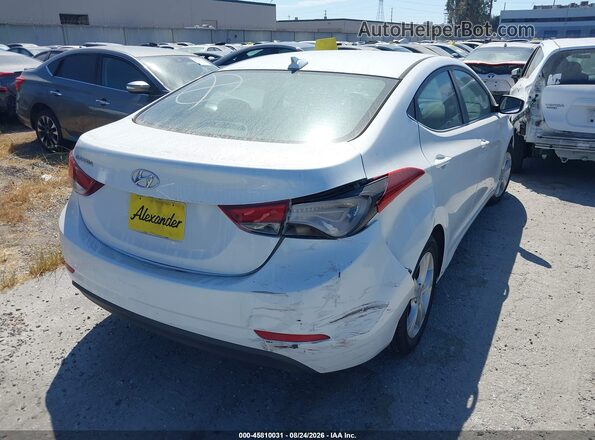 5NPDH4AE3GH729991 2016 HYUNDAI ELANTRA White Trasero derecho