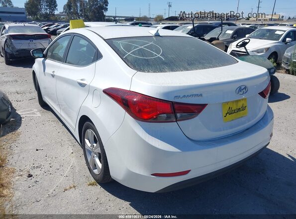 5NPDH4AE3GH729991 2016 HYUNDAI ELANTRA White Trasero izquierdo
