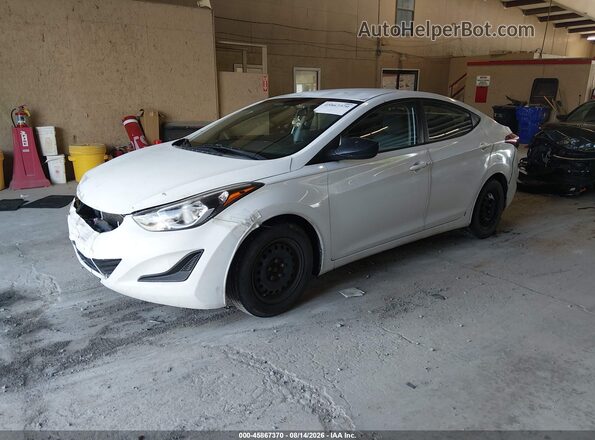5NPDH4AE3GH777491 2016 HYUNDAI ELANTRA White Передня ліва чверть
