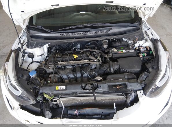 5NPDH4AE3GH777491 2016 HYUNDAI ELANTRA White Вид ззаду
