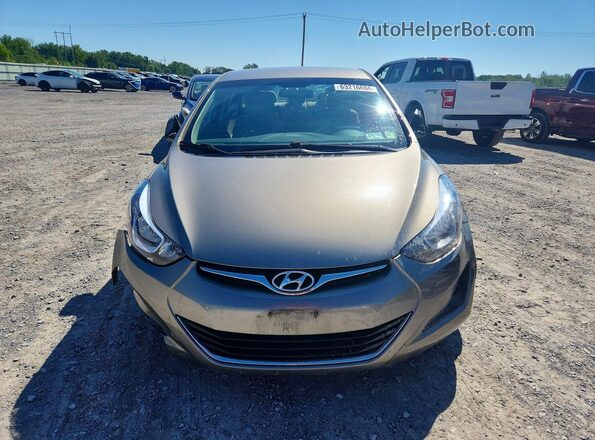 5NPDH4AE3GH797465 2016 HYUNDAI ELANTRA Gold Widok z przodu