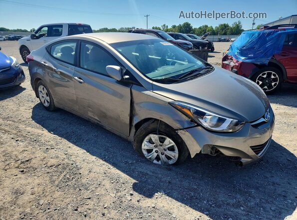 5NPDH4AE3GH797465 2016 HYUNDAI ELANTRA Gold Przód prawy