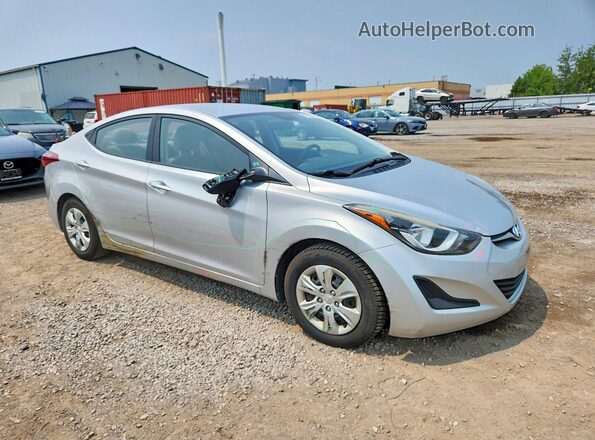 5NPDH4AE4GH671034 2016 HYUNDAI ELANTRA Silver Przód prawy