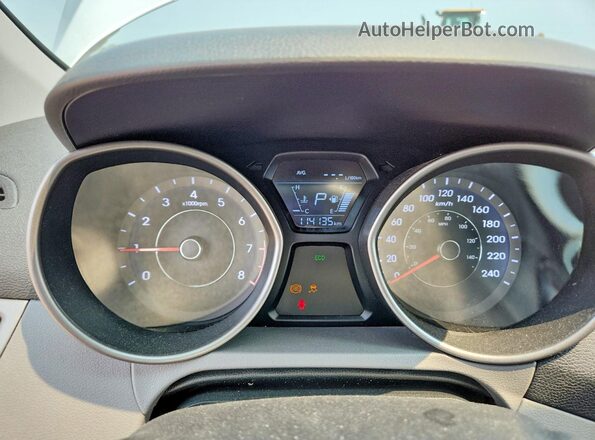5NPDH4AE4GH671034 2016 HYUNDAI ELANTRA Silver Widok zestawu wskaźników