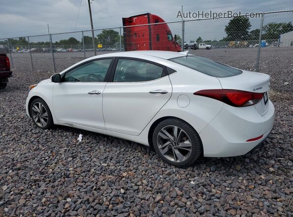 5NPDH4AE4GH691865 2016 HYUNDAI ELANTRA White Հետևի ձախ