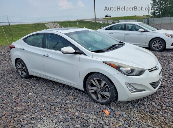 5NPDH4AE4GH691865 2016 HYUNDAI ELANTRA White Առջևի աջ