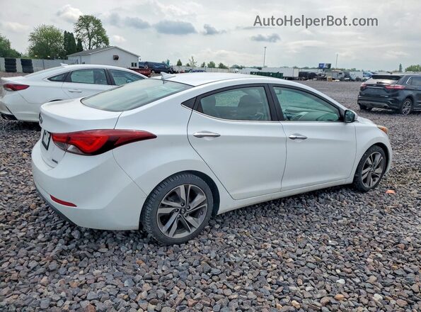 5NPDH4AE4GH691865 2016 HYUNDAI ELANTRA White Հետևի աջ