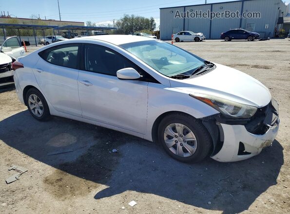 5NPDH4AE4GH700208 2016 HYUNDAI ELANTRA White Առջևի աջ