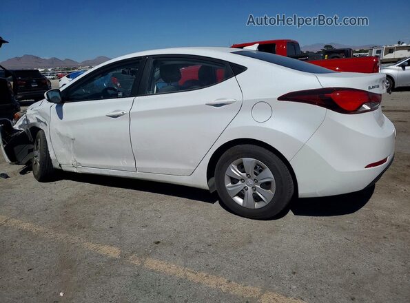 5NPDH4AE4GH700208 2016 HYUNDAI ELANTRA White Հետևի ձախ