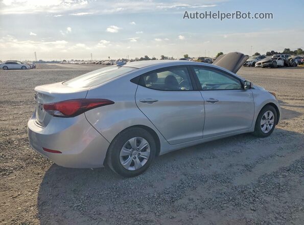 5NPDH4AE4GH707109 2016 HYUNDAI ELANTRA Silver უკანა მარჯვენა