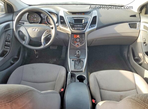 5NPDH4AE4GH707109 2016 HYUNDAI ELANTRA Silver წინა პანელის ხედი