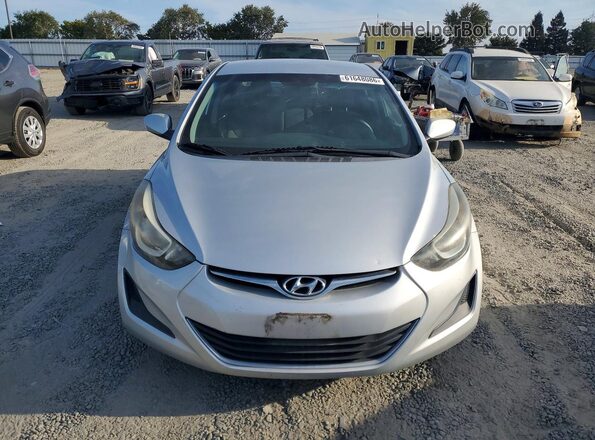5NPDH4AE4GH707109 2016 HYUNDAI ELANTRA Silver წინა ხედი