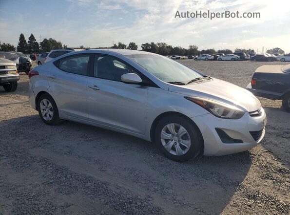 5NPDH4AE4GH707109 2016 HYUNDAI ELANTRA Silver წინა მარჯვენა