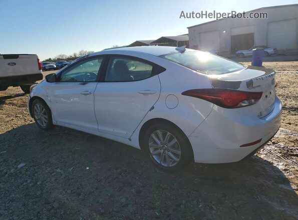 5NPDH4AE4GH726212 2016 HYUNDAI ELANTRA White Задня ліва чверть