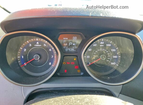 5NPDH4AE4GH726212 2016 HYUNDAI ELANTRA White Вид щитка приладів